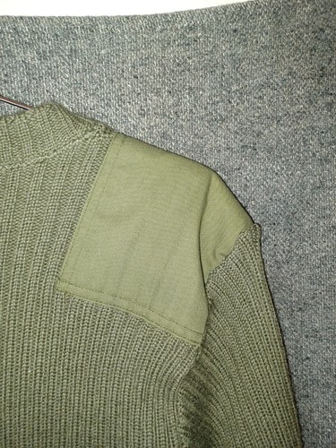 VINTAGE BRIGADE QUARTERMASTER WOOLY PULLY MARINE CORPS SWEATER SIZE 40 USED - Picture 10 of 13
