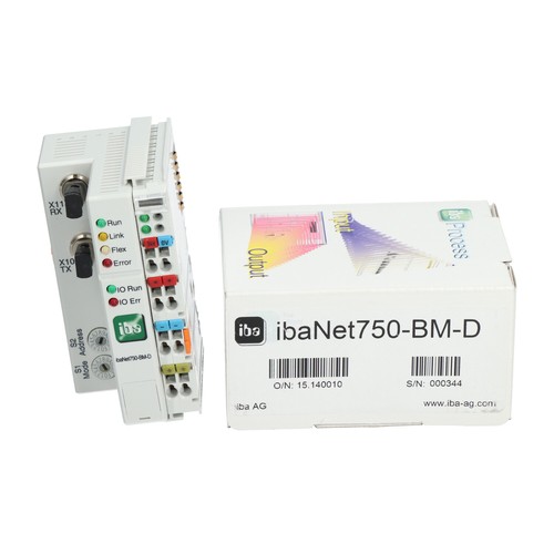 Iba IBANET750-BM-D Decentralized I/O Module For Various Applications New NFP - Bild 1 von 9