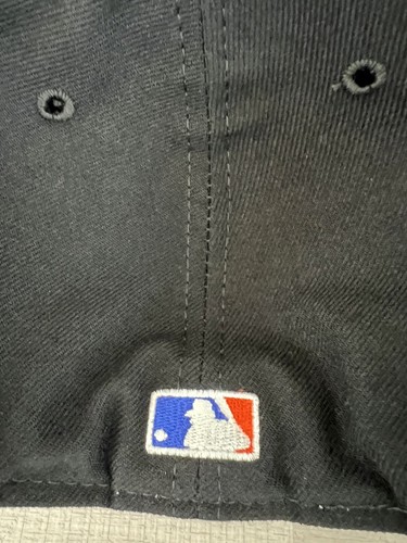 Vintage 2000 World Series New York Mets 5950 Wool Hat Size 7 1/2 Original Black - Picture 9 of 17
