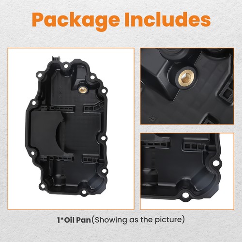 Engine Lower Engine Oil Pan For Q50 Q60 3.0L VR30 2016-2021 11110-5CB2B New - Picture 7 of 12