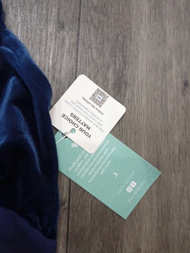 Leotardo de ballet azul marino Dansez edad 9-10 años nuevo con etiquetas detalles de terciopelo - Imagen 6 de 8