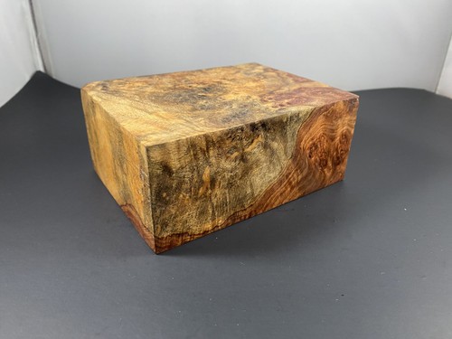 Amboyna stark gemaserter Holzblock 5,25” x 4” x 2,25” - Bild 6 von 6