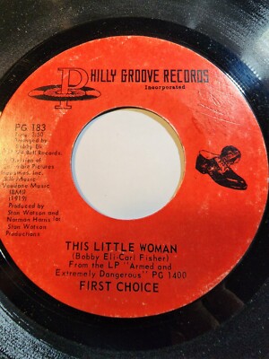 FIRST CHOICE Newsy Neighbors / This little woman 1974 Philly VG+ F215