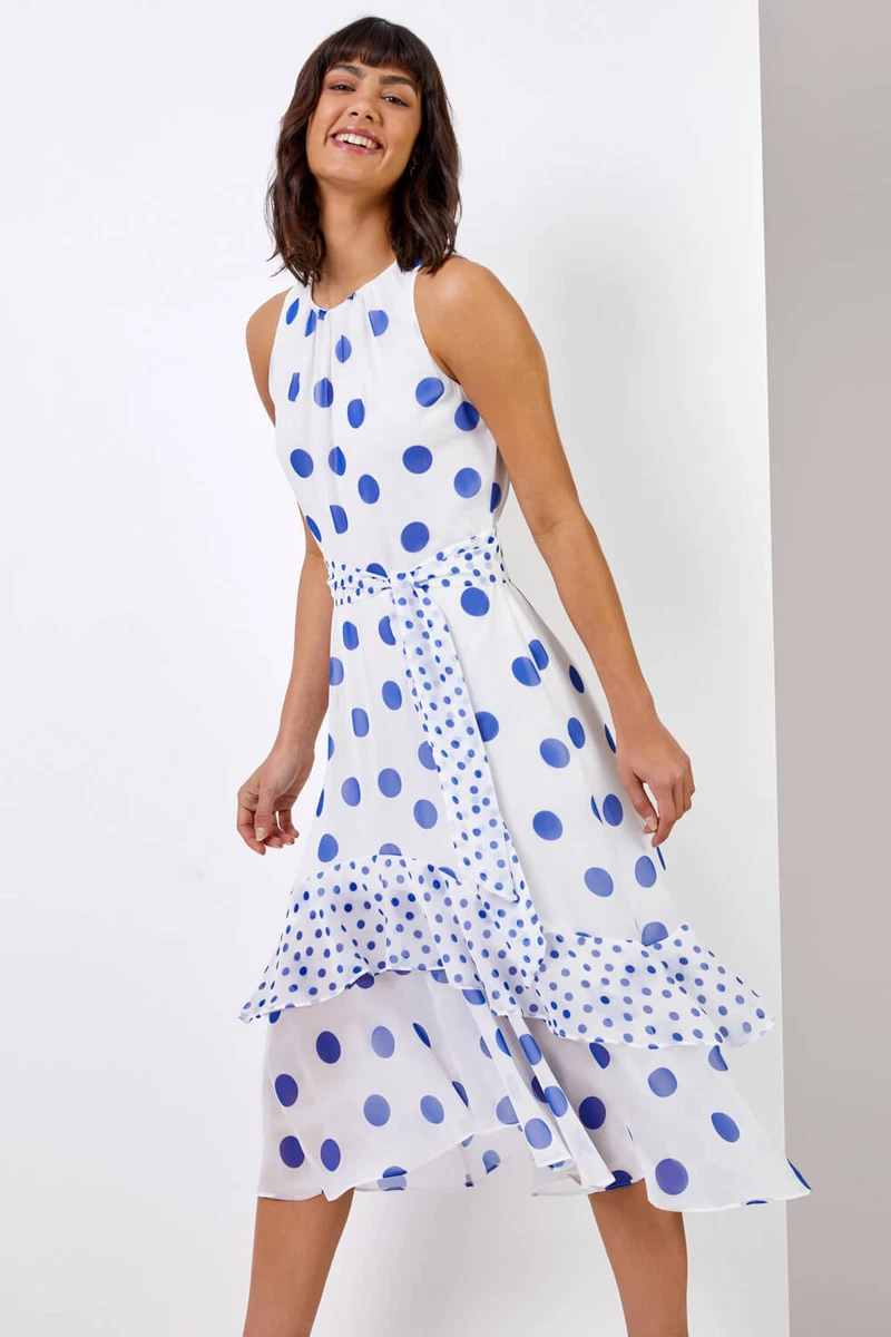 Roman spotty best sale dress