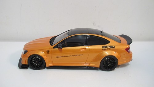 1:18 GT SPIRIT MERCEDES BENZ C63 AMG LB WORKS W204 ORANGE GT215 RESIN CARS - Picture 2 of 9