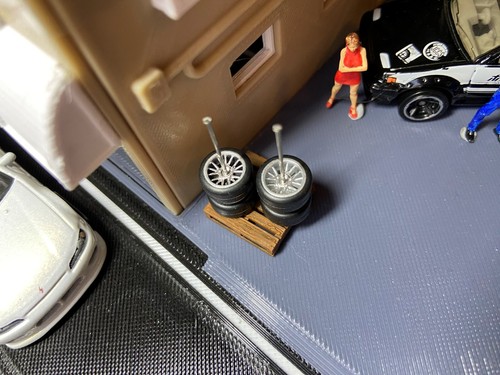 1/64 wheels set rubber tyre - custom Hot Wheels matchbox tomy real rider - Picture 40 of 104