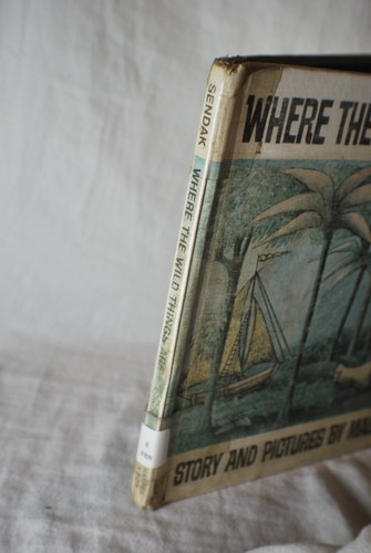 WHERE THE WILD THINGS ARE Sendak 1st Edition 1963 Library Harper Crest - Picture 3 of 7