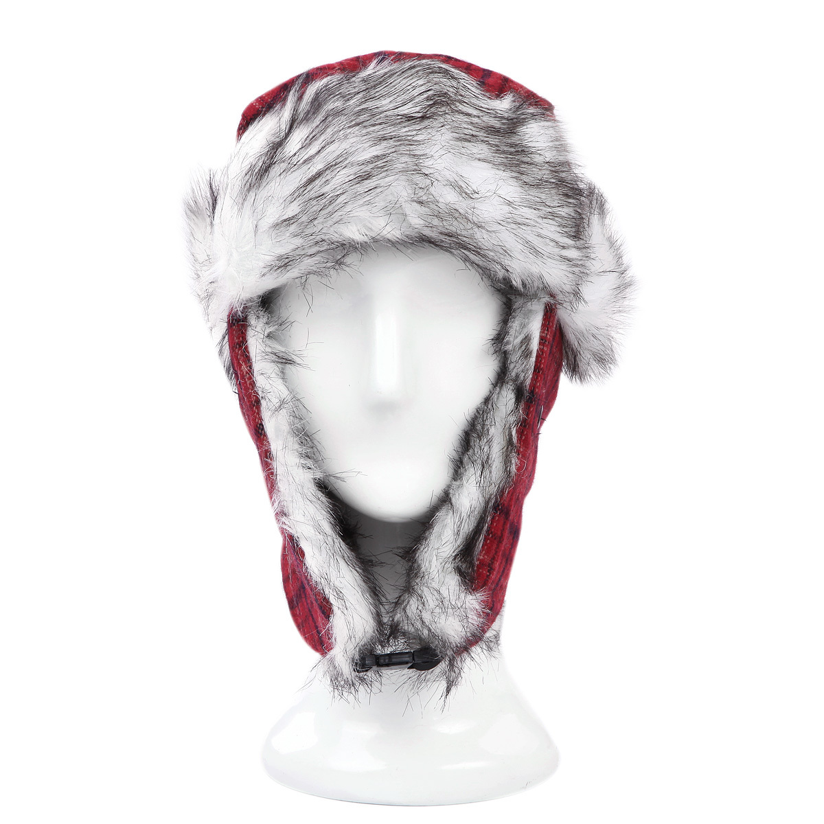 Warm Winter Plaid Faux Fur Trapper Ski Snowboard Hunter Hat Diff Colors eBay