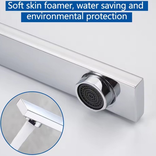 Kitchen Sink Mixer Taps Swivel Spout Single Lever Tap Mono Modern Faucet - Picture 15 of 26