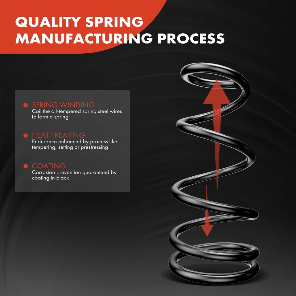 2Pcs Front Coil Springs for Chevy Blazer C10 Pickup GMC Jimmy C15/C1500 Suburban - Image 2 of 4