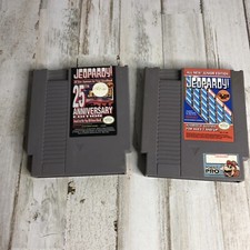 Jeopardy! 25th Anniversary / Junior Edition Tested NES Nintendo Game Cartridge