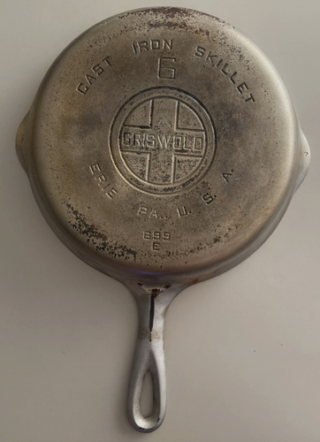 Griswold #6 padella vecchia pentola americana in ghisa cromata liscia - Foto 11 di 21