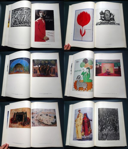 Álbum de libros populares ruso de Turkmenistán SSR Bellas artes de los turcomanos 1984 raro 6000 - Imagen 11 de 12