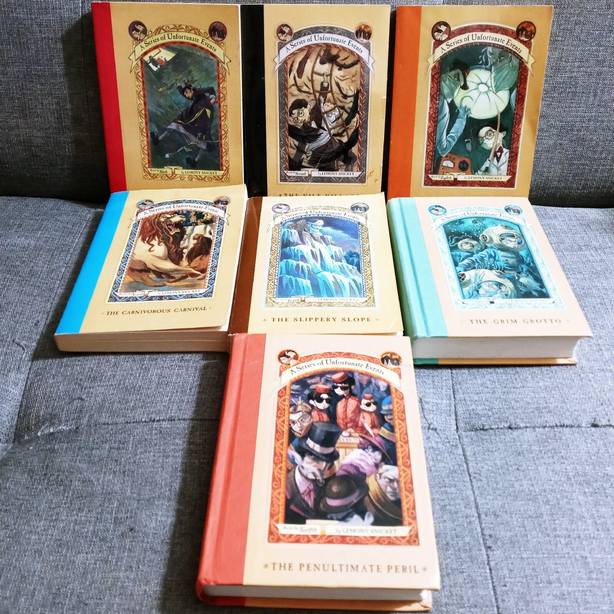 A Series of Unfortunate Events Set Books 6-12 Lemony Snicket Hard & Softcovers A Series of Unfortunate Events Set Books 6-12 Lemony Snicket Hard & Softcovers