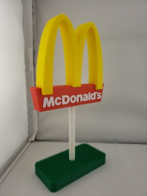 New 3D Printed: McDonald's Sign Advertising Golden Arches Logo 9.5