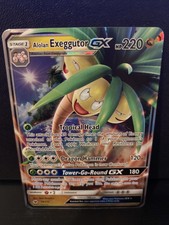 74//111 Ultra Rare NM Pokemon Sun /& Moon Crimson Inv 1x Alolan Exeggutor GX