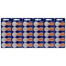 Murata CR2025 Button Battery, 3V, 20mm Diameter Pack of 30