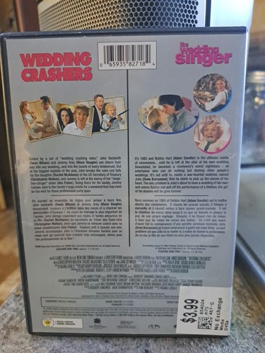 Wedding Crashers/Wedding Singe (Ws) - DVD - VERY GOOD - Picture 2 of 2