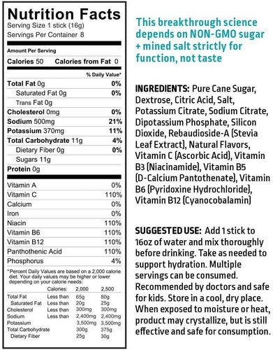 Liquid I.V. Hydration Multiplier Electrolyte Powder Supplement Drink Mix 8 Count - Picture 6 of 6