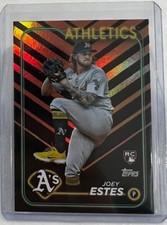 Joey Estes  2024 Topps Update Holiday Foil RC Baseball card #US130 Athletics