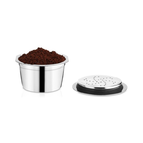 2Set Edelstahl Kaffee Kapsel Nachfüllbare Bürste für ALDI Expressi - Bild 8 von 12