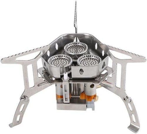 6800W Camping Portable Burner Cooking Stove Fold Windproof with Piezo Ignition - Picture 2 of 7