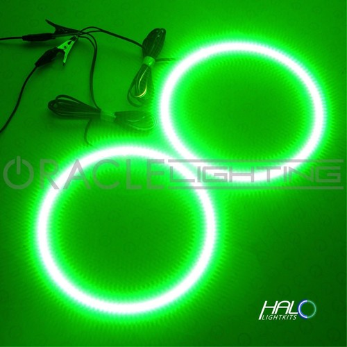 2007-2013 GMC Sierra Grünes PLASMA Scheinwerfer Rund V1 Halo Ring Kit Von Oracle - Bild 8 von 8