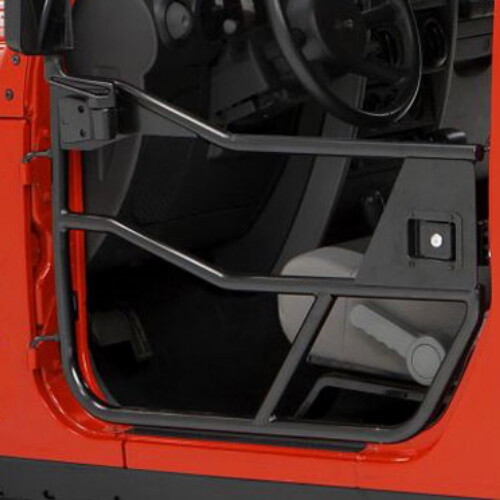 Jeep Wrangler JK Element Porte Türelement Frontale Highrock 4x4 Raso Nero 07-18 - Imagen 2 de 4