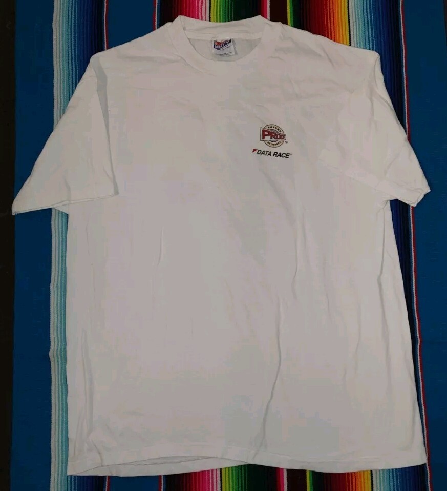 Vtg Future Proof Network Data Race Crew neck Shor… - image 2