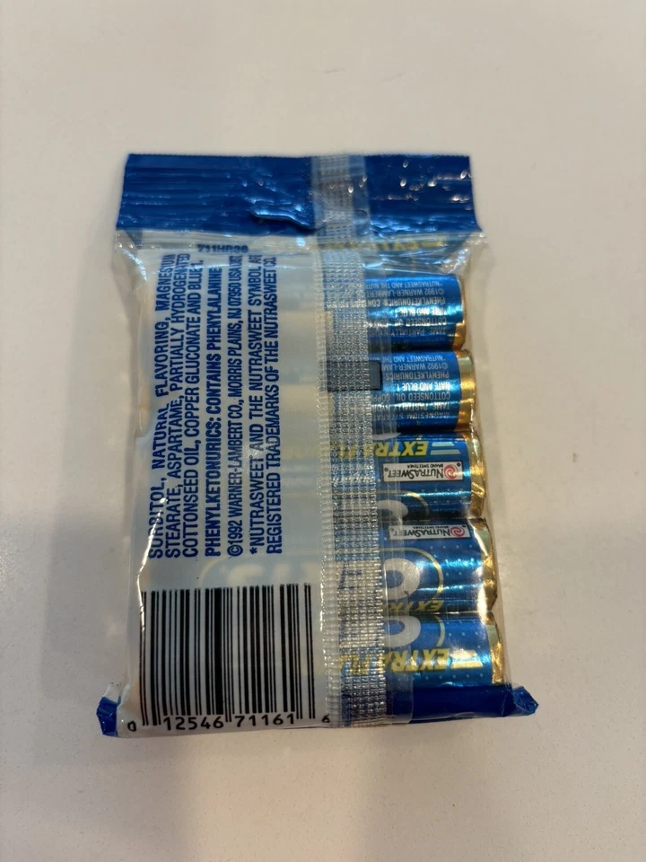 Rollo de papel de aluminio vintage Certs 1994 sin azúcar sabor extra caramelo nuevo sellado 5pk Foto 2 de 4