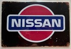 NISSAN METAL PLAQUE SIGN BAR MAN CAVE CAR GARAGE WORKSHOP 20 x 30