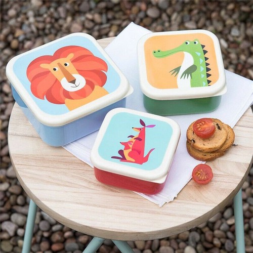 Snackdosen 3er Set Rex London Snack Obst Behälter Dosen Boxen Snackbox Apfel Fee - Picture 40 of 65