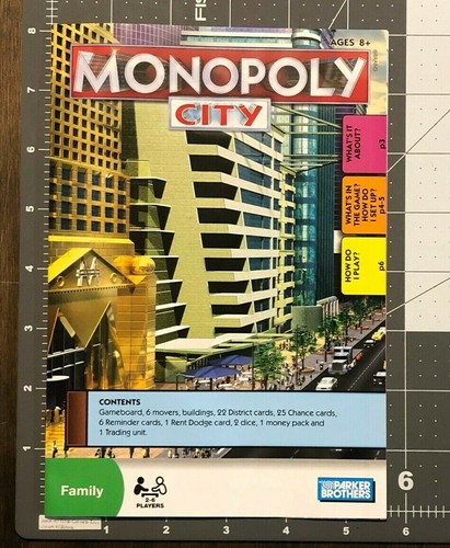 2009 Monopoly City Game Pieces Replacement Parts Pieces - Your Choice!! - Picture 3 of 49