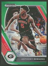 2021 Panini Prizm Draft Picks #65 Anthony Edwards Green