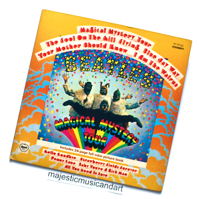 RED VINYL ORIGINAL 1969 THE BEATLES MAGICAL MYSTERY TOUR VINYL LP