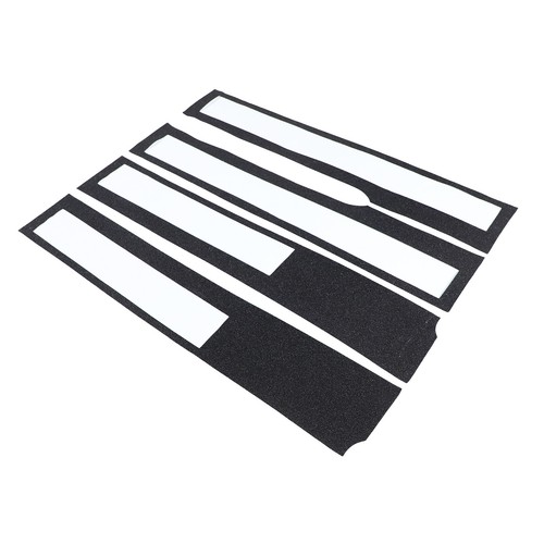 Vinilo pegatina protectora contra arañazos de alféizar de puerta exterior negra para Hummer H2 2003-2007 - Imagen 12 de 17