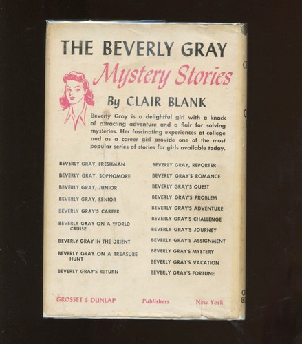 Nancy Drew: #22 - The Clue in the Crumbling Wall 1951B-17 HB/DJ 1st/Early - Picture 2 of 5