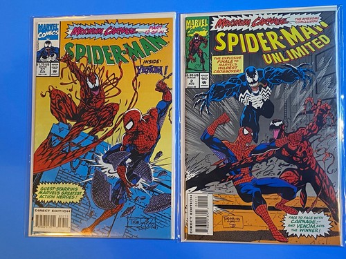 AMAZING SPIDER-MAN MAXIMUM CARNAGE 1-14 COMPLETE (MARVEL 1993) VENOM SHRIEK - Bild 7 von 11