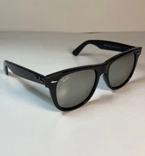Ray-Ban Wayfarer  Sunglasses 2140 901/30 Polished Black /FlashGray   Mirror Lens