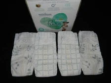 4 Sample new pampers Pure protection size 6 over 35+Lbs 