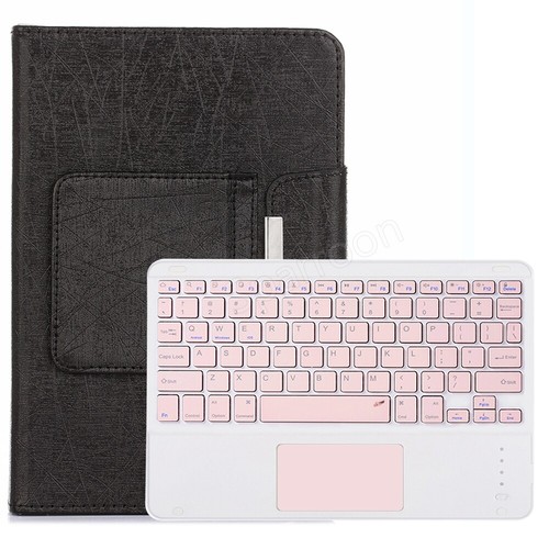 For 10" 10.1" inch Tablet Universal Touchpad Keyboard Leather Case Cover Mouse - Picture 25 of 68