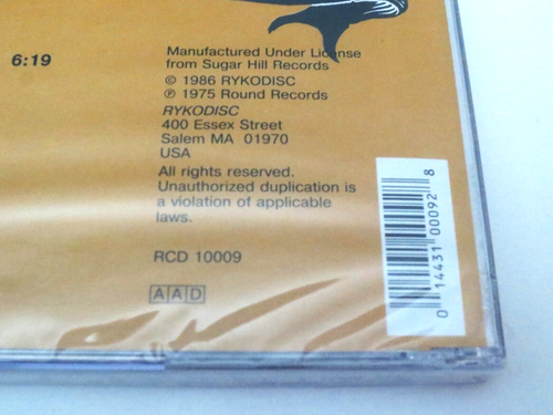 Jerry Garcia Old & In The Way CD 1973 Grateful Dead JG David Grisman Ryko 1990's - Picture 17 of 18