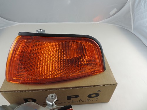 Mitsubishi Lancer Evo 4 IV Mirage Crystal Amber Corner Lights Lamps 1995 96~1998 - Picture 3 of 6