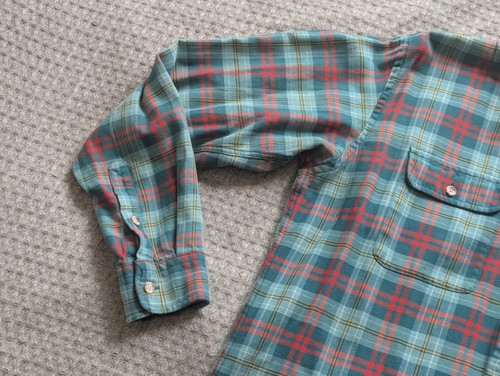 Polo Ralph Lauren Hemd Herren Large Karo Flanell Distressed Sehr Vintage Freizeit - Bild 3 von 16