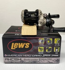 Baitcasting Reel by Lew's, American Hero Camo, L.H. 7.1:1 Gear Ratio