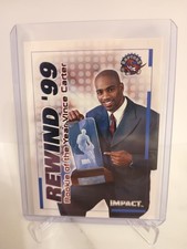 Vince Carter Toronto Raptors 1999-00 Skybox Rewind '99 Rookie of the Year #14 RN