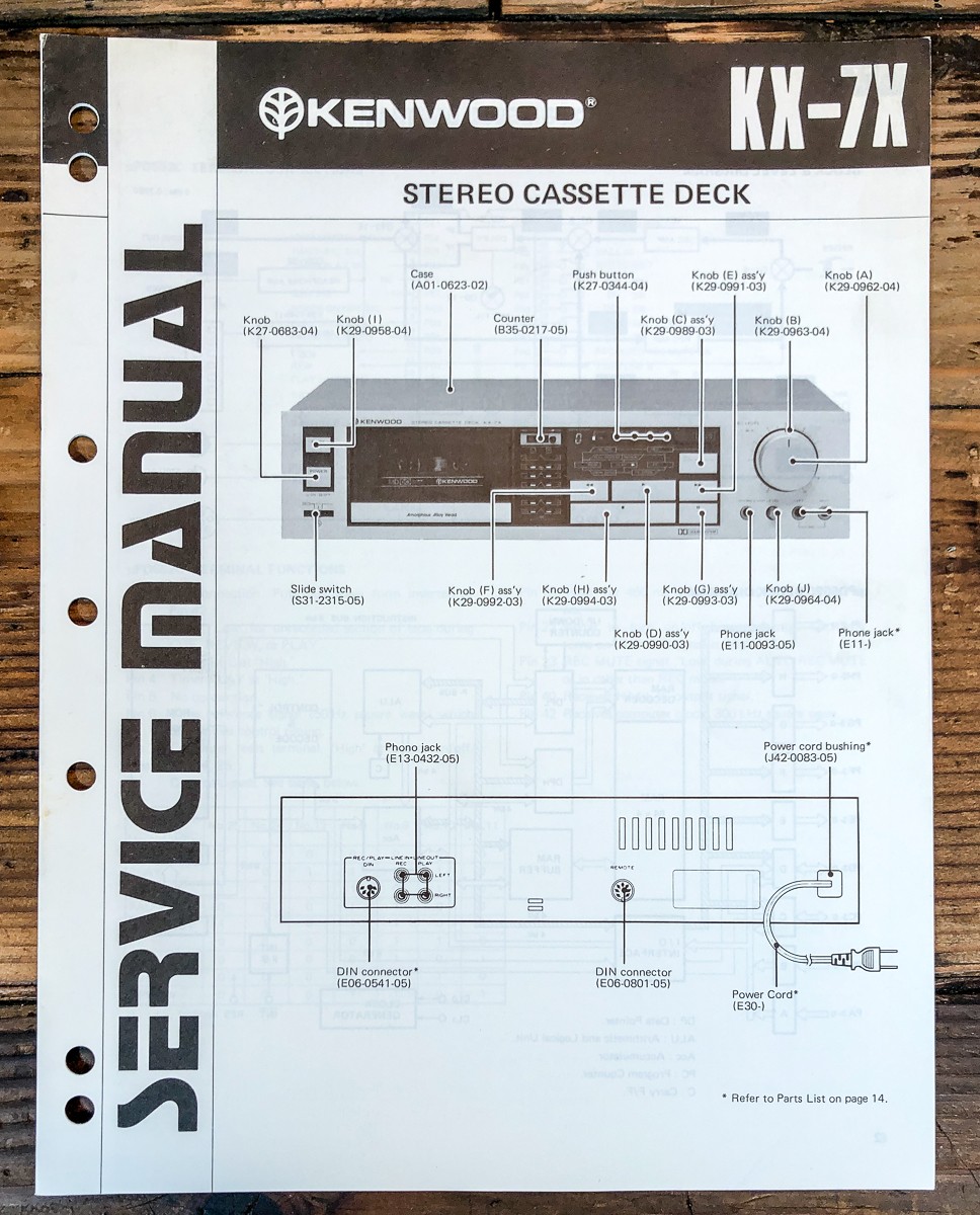 Kenwood kx-7x vintage audio equipment - eBay listing photo 1