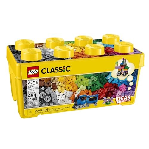 LEGO Classic boîte à idées jaune plus jouets blocs cadeaux d'anniversaire garçon éducatif - Photo 3/9