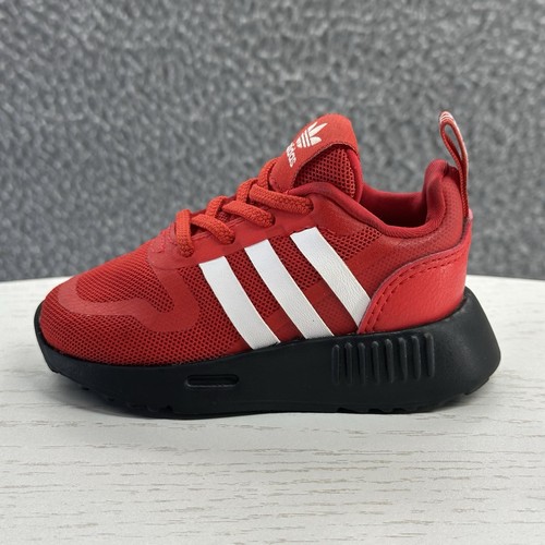 Adidas Multix EL I Toddlers' Shoes Red/Black GW5550 Size 4k - Picture 2 of 9