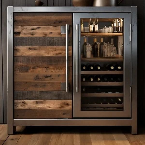 Weinkommode Weinschrank Flaschenregal WeinmöBel Weindisplay-image